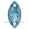 SWAROVSKI 3223 Navette Rhinestones 12x6 Denim Blue